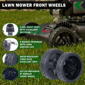 CheeMuii 2-pack front drive wheels for HRN216 mowers