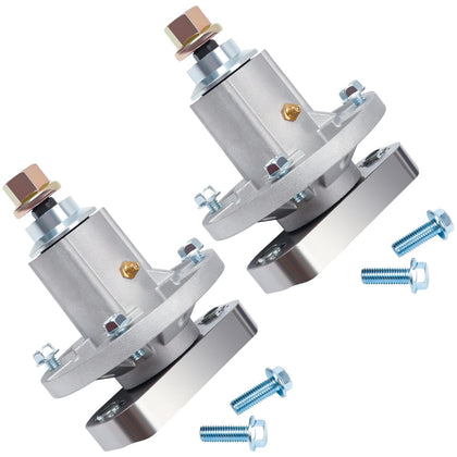 CheeMuii two-pack lawn mower deck spindle ready for replacement and smooth cutting.