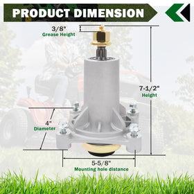CheeMuii screws and nuts bundle demonstrating secure spindle installation and lasting performance.