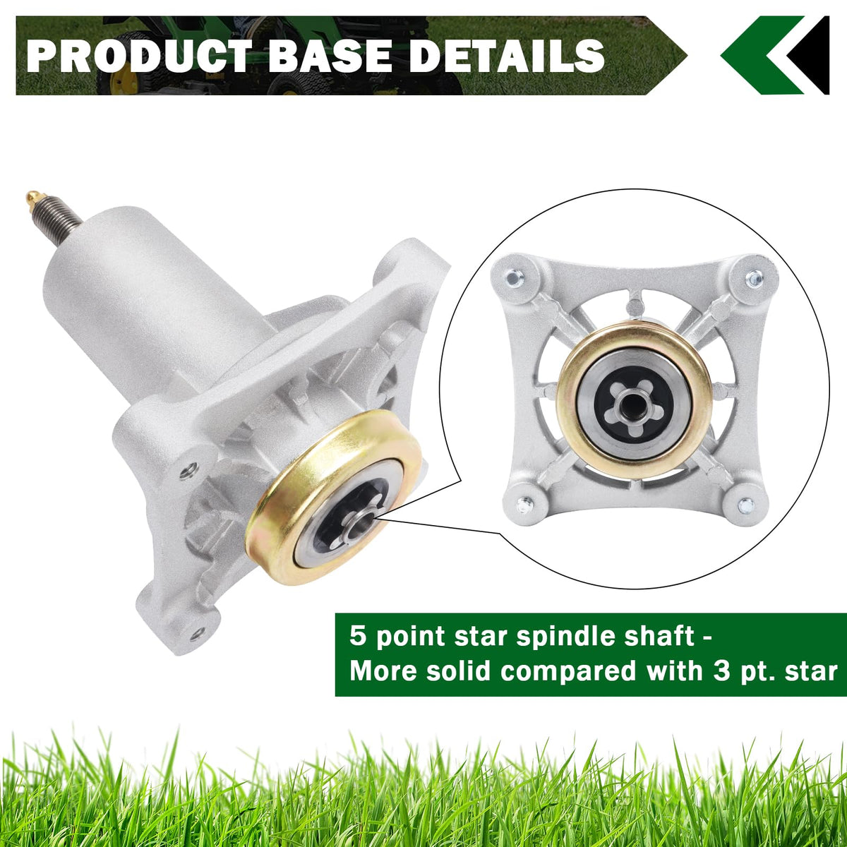 CheeMuii spindle height 7-1-2 inches ensures proper clearance and cutting quality.