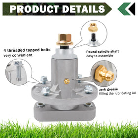 CheeMuii spindle pulley lock nuts ensure secure blade alignment during operation.