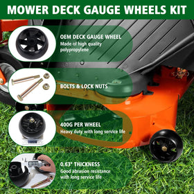 CheeMuii wheel assembly shows hardware included for easy installation.
