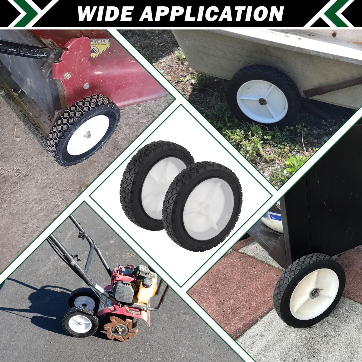 CheeMuii wheel on a garden cart demonstrates improved maneuverability