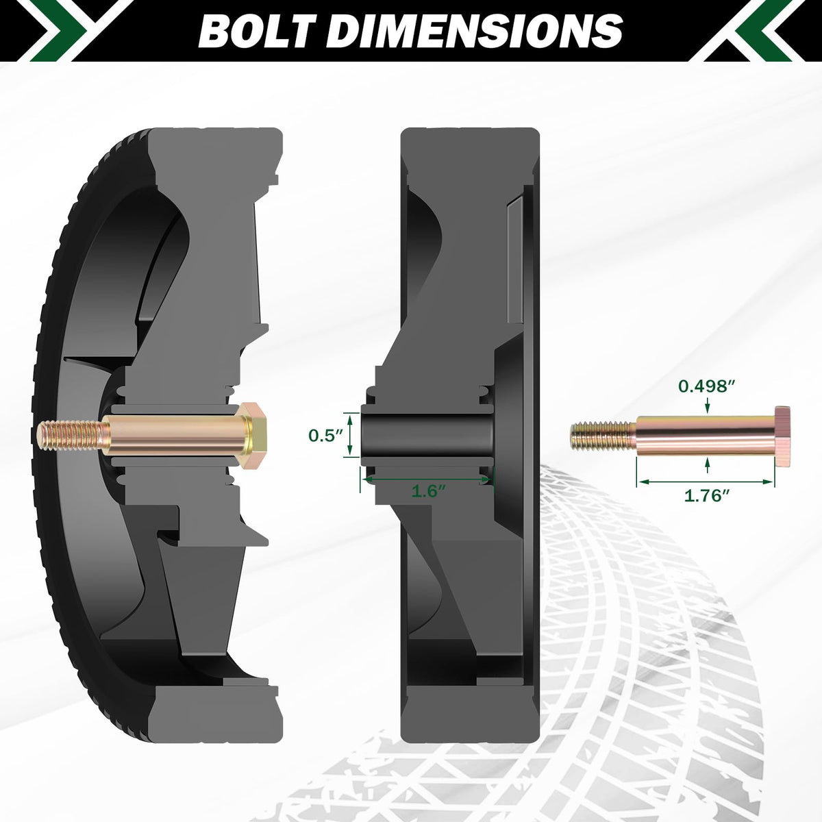 CheeMuii wide compatibility fits most standard mowers and garden tools.