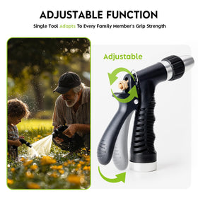 Cheerwater adjustable nozzle head enables precise watering and cleaning