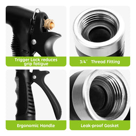 Cheerwater zinc alloy body offers durable, rust-resistant performance