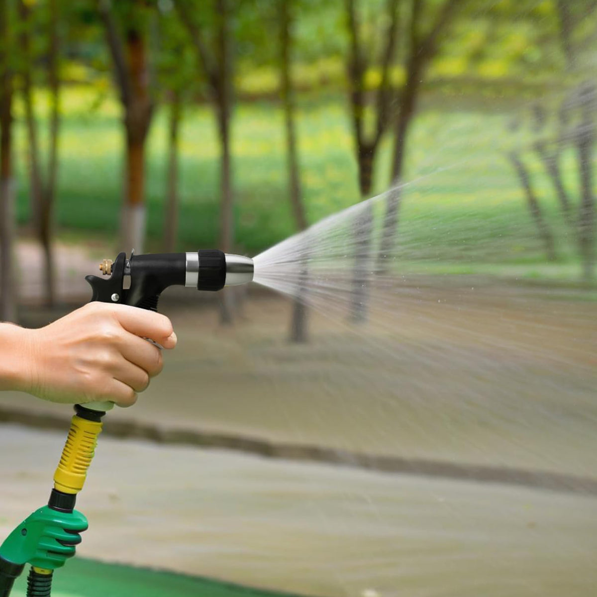 Cheerwater multi-use nozzle for garden, car wash, and patio tasks