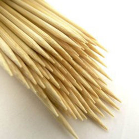 Chef Craft 600 bamboo skewers, eco-friendly and disposable for quick cleanup