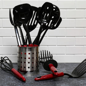 Compact Chef Craft nylon short turner designed for nonstick pans.