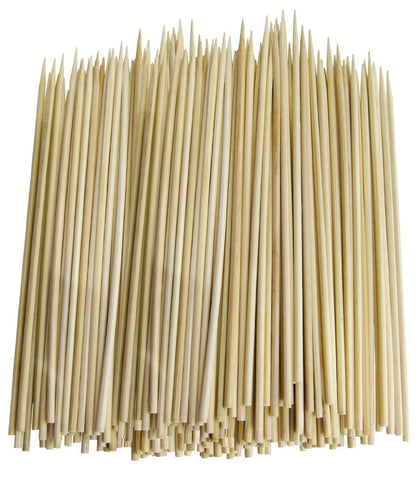 Chef Craft thin bamboo skewers 6in pack, ideal for even grilling and kebabs