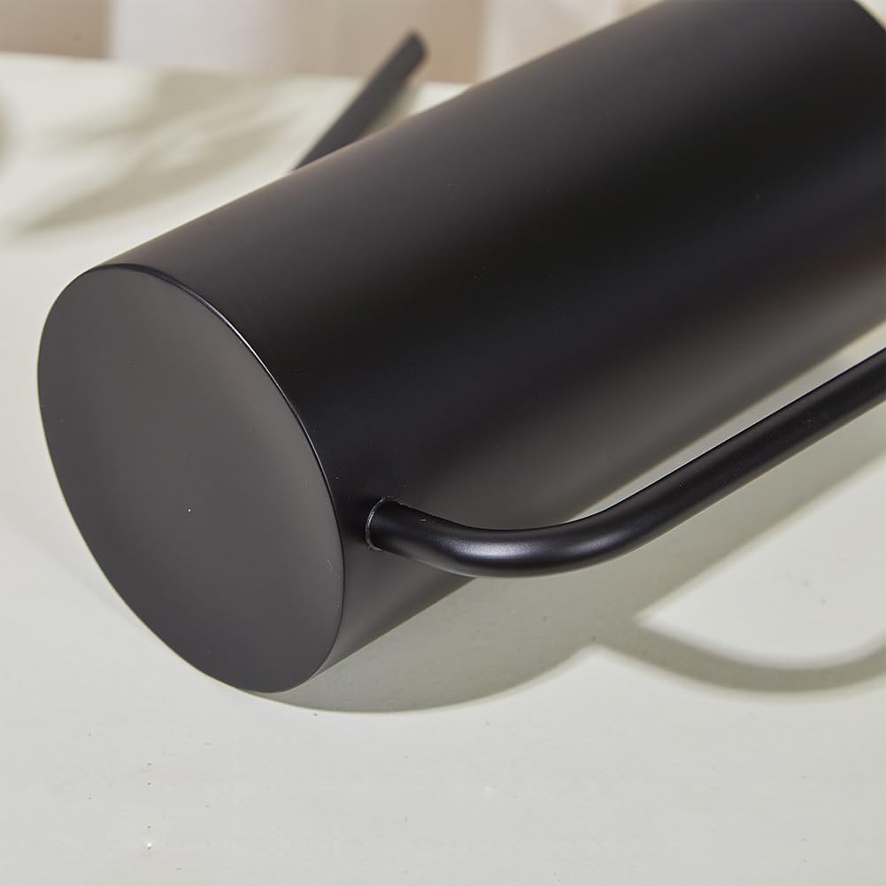 Chemlliy small metal watering can shown as decorative indoor accent