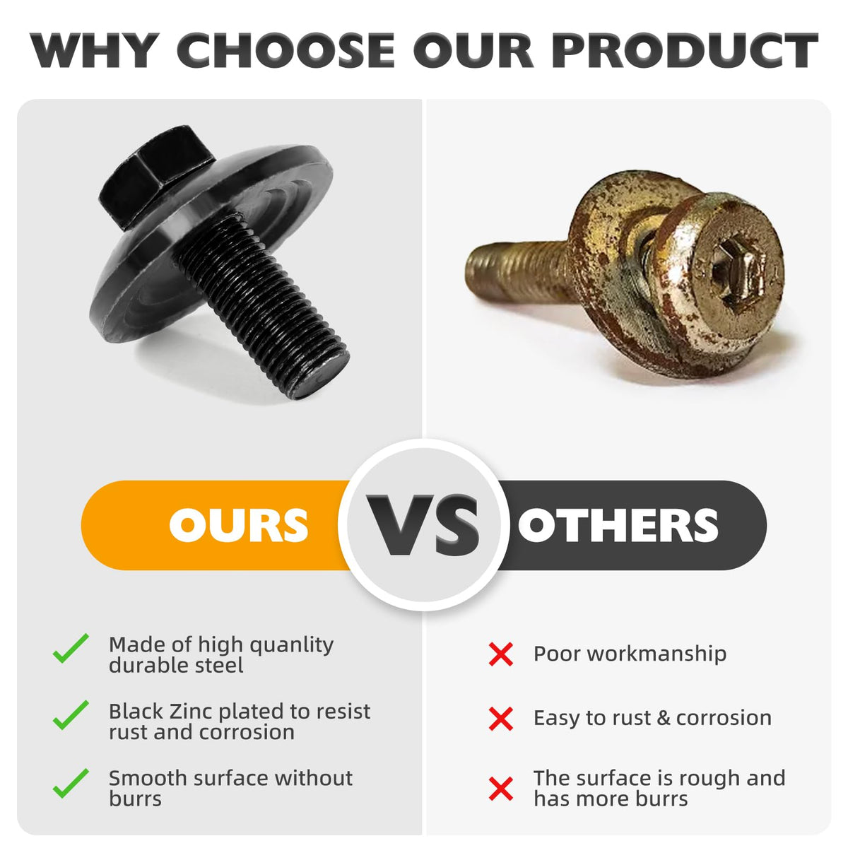 CHENACC compatible with Husqvarna, Poulan, Craftsman for broad mower compatibility