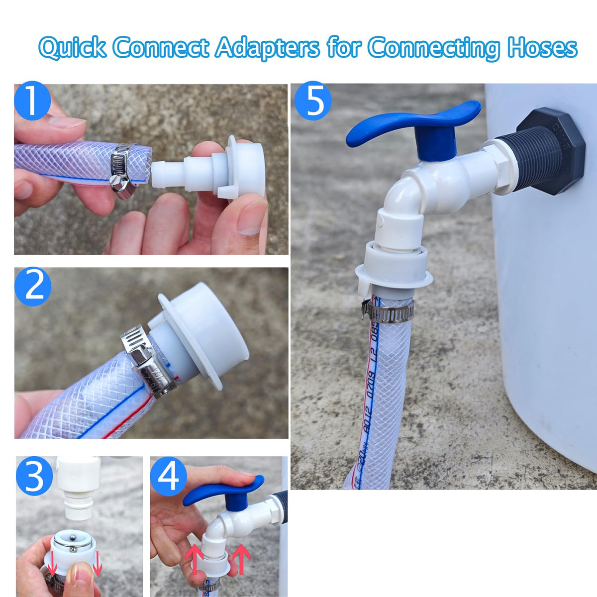 CHENGLAI complete spigot kit shown with all components laid out