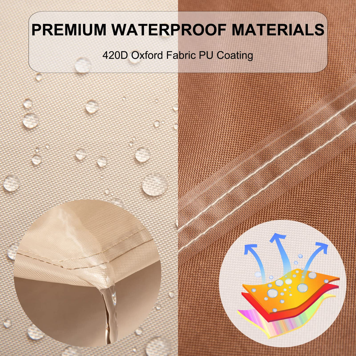 CHENGWEI built-in vent promotes airflow to prevent moisture buildup.