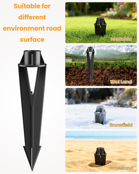 Cheopha landscape light stake easy installation with threaded entry for wiring