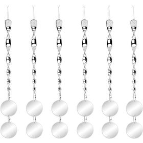 Chephon Bird Scare Rods with Reflective Discs deter birds near windows.