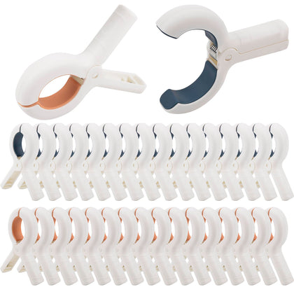 ChezMax heavy-duty garden clips close-up showing secure grip for plant covers.