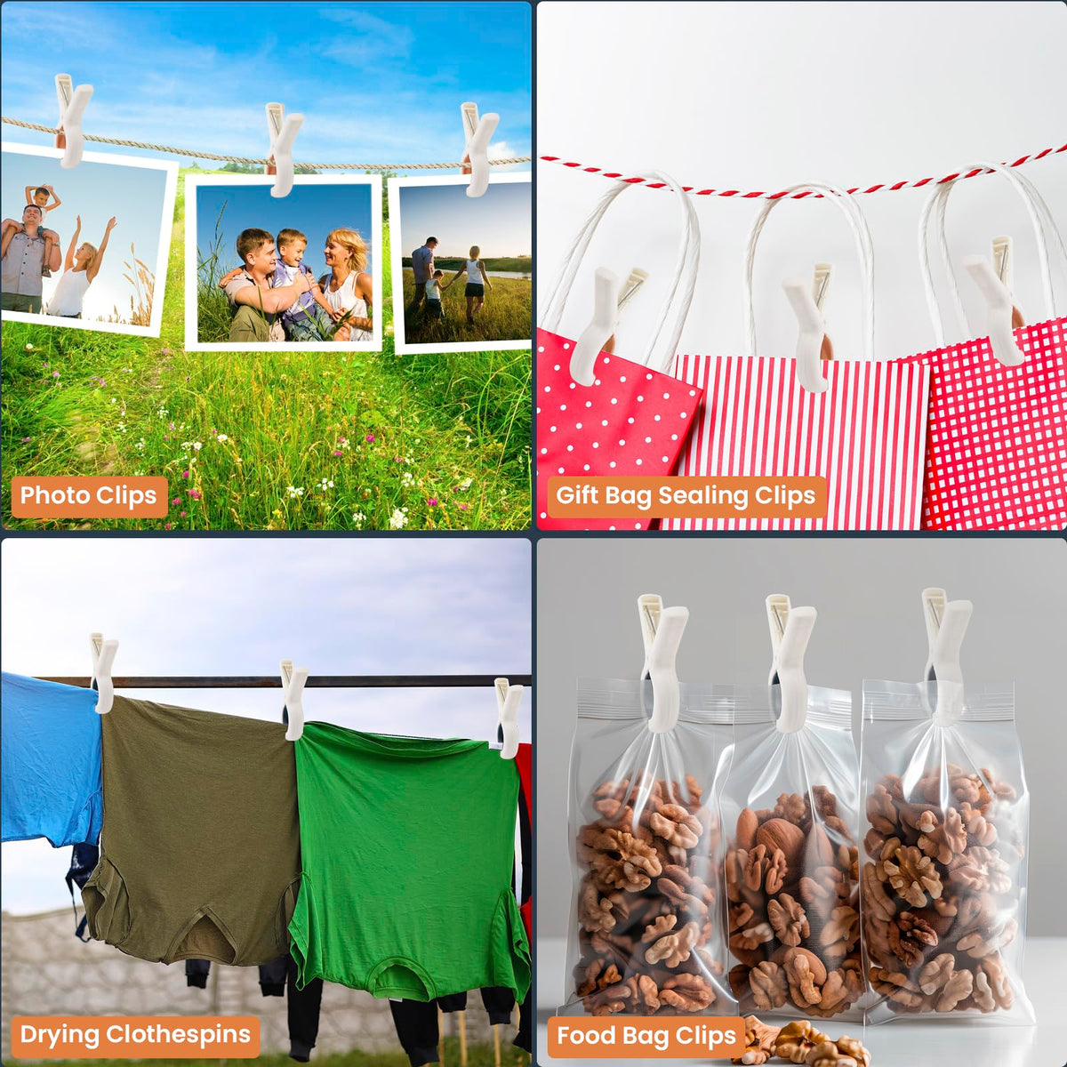 ChezMax clips shown for tarps and cable organization.