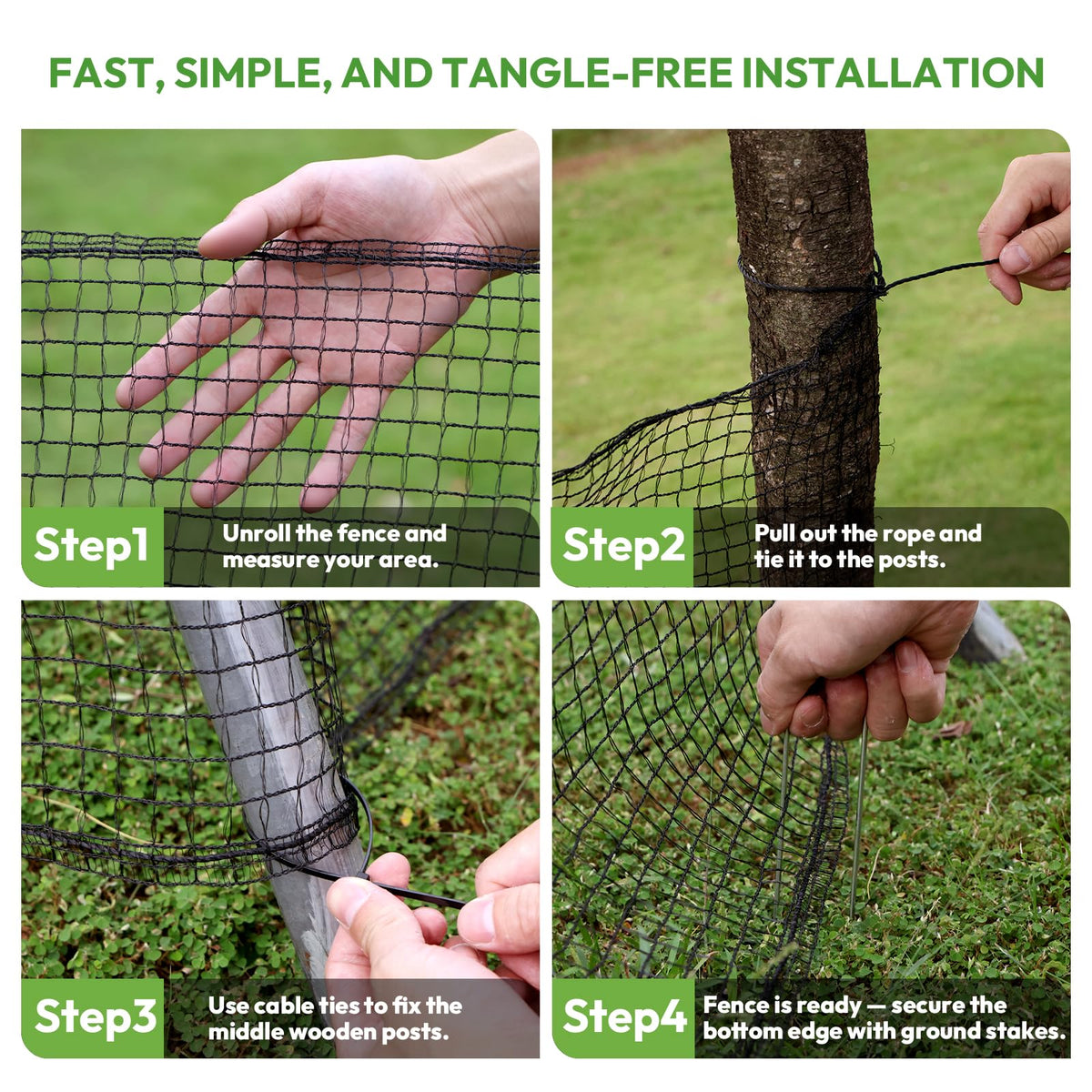 CHFAPH keeps vegetables, fruit trees and shrubs safer from deer and pests