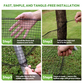 CHFAPH keeps vegetables, fruit trees and shrubs safer from deer and pests