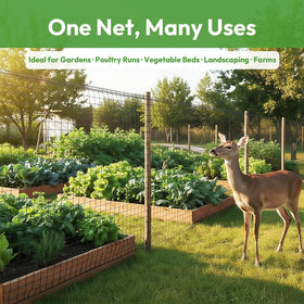 CHFAPH plastic fence mesh ready for quick garden setup