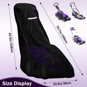 CHGANG lawn mower cover waterproof coating highlights durability against rain and sun