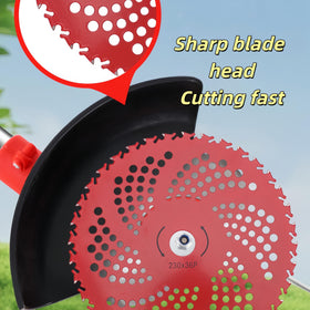chhcjqyyf blade handles dense vegetation with steady, reliable performance.
