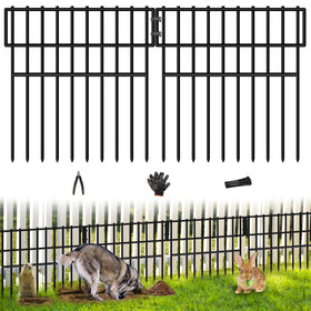 CHTSJQW 17ft dog barrier fence panel assembly enables flexible yard layouts.