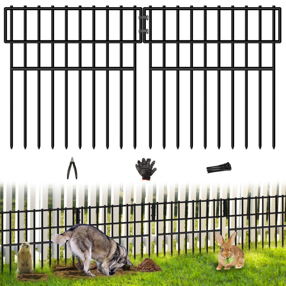 CHTSJQW 17ft dog barrier fence panel assembly enables flexible yard layouts.