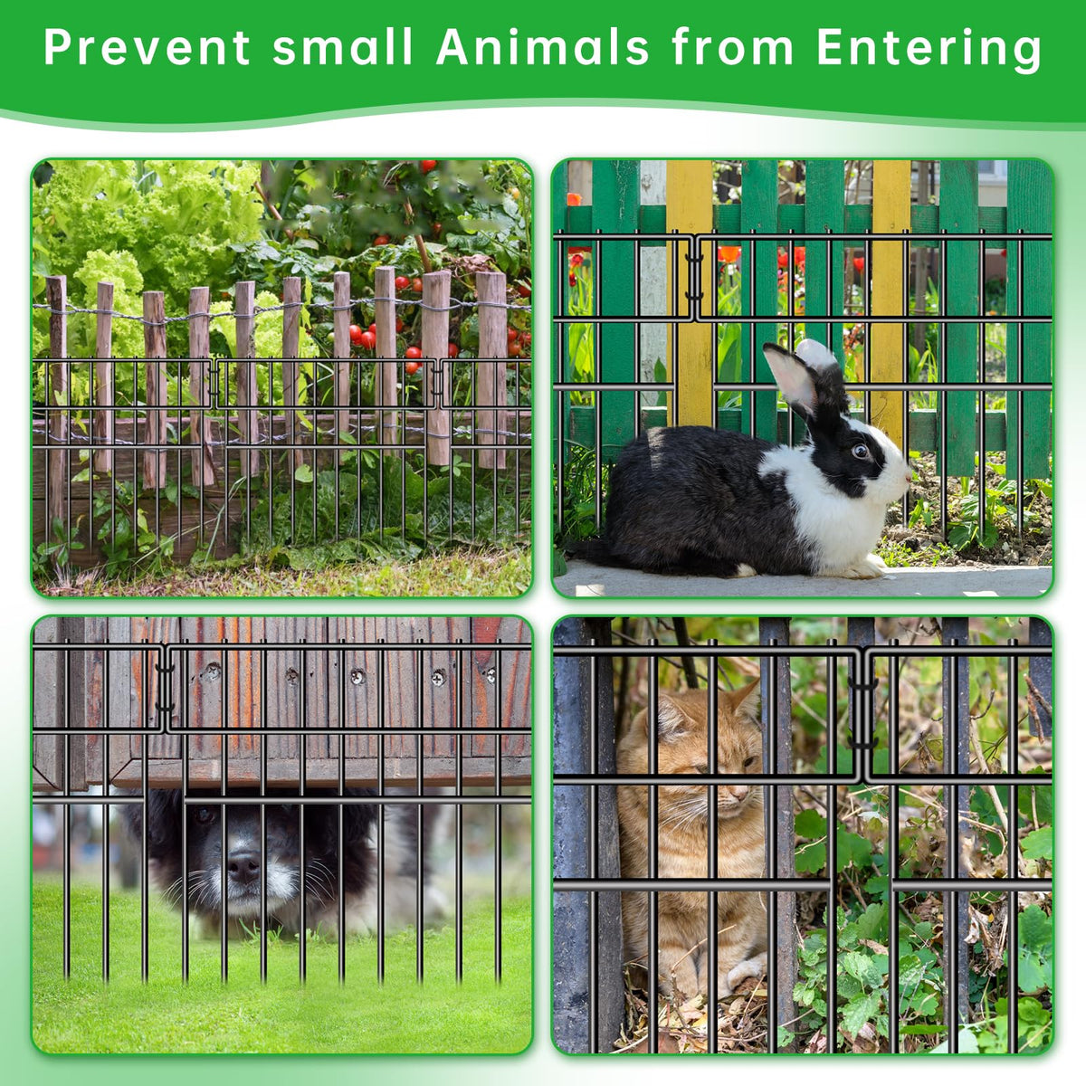 CHTSJQW rustproof metal fence surface withstands weather and wear.