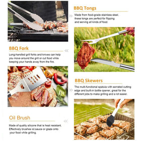 CHI SHANG grill mats and corn skewers for delicate foods and even cooking