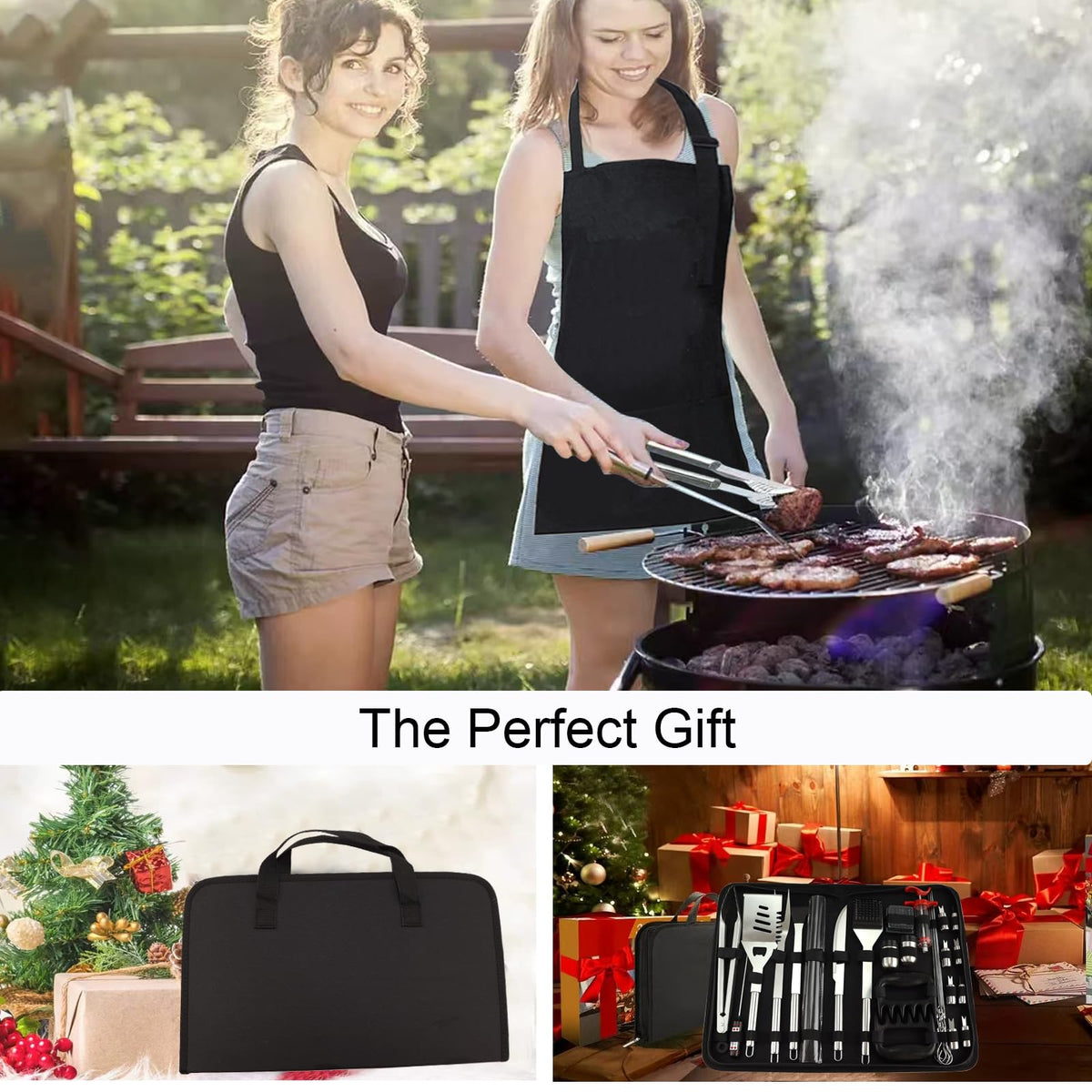 CHI SHANG skewers and shaker set for versatile BBQ prep