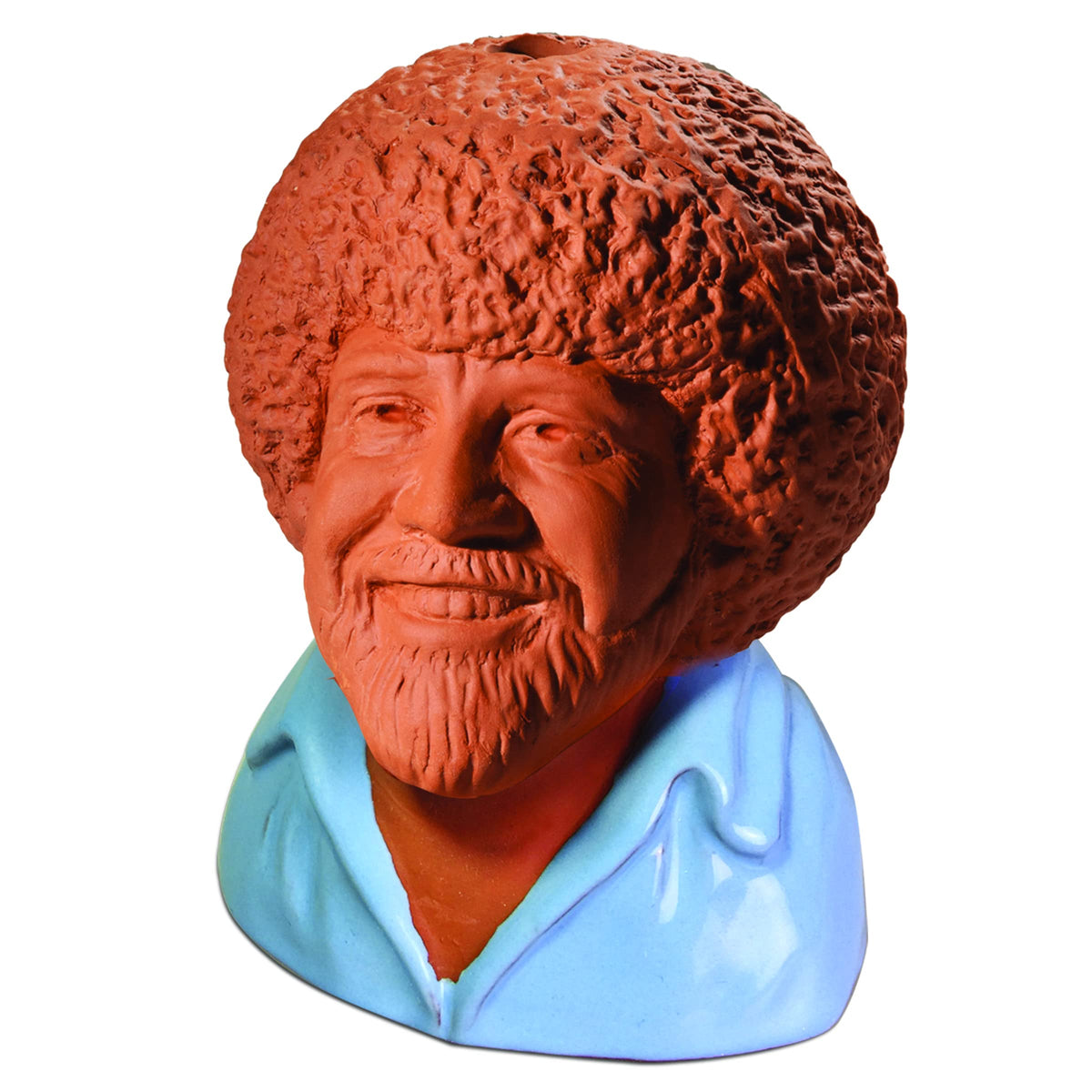 Chia Bob Ross blue shirt seed pack supports multiple plantings and ongoing growth.