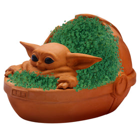Chia Pet Floating Edition decorative pottery planter adds Star Wars charm.