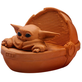 Chia Pet Floating Edition plastic drip tray helps keep surfaces clean.