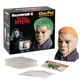 Chia Pet Michael Myers decorative planter ready for chia growth and home decor.