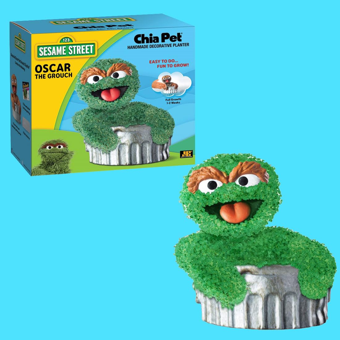 Chia Pet Oscar the Grouch makes a playful gift.