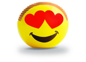 Chia Pet Yellow heart eyes planter grows lush greens in 1-2 weeks.