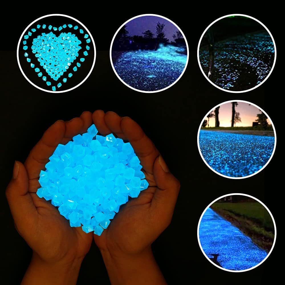 Chic Style glow stones enhance yard decor with gentle nighttime glow