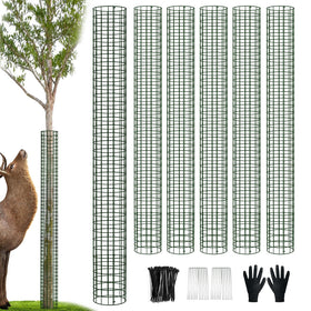 Chicarry 48-inch tree trunk protector guard shields saplings from deer.
