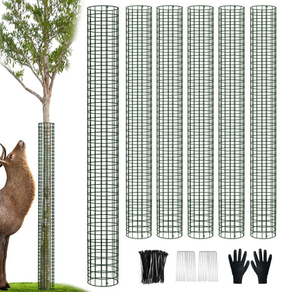 Chicarry 48-inch tree trunk protector guard shields saplings from deer.