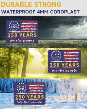 Chicat waterproof lawn sign for outdoor decor withstands rain and sun.