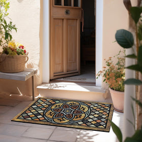 CHICHIC pet-friendly entry mat provides a dedicated space at the door