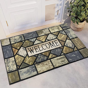 CHICHIC versatile door mat for front porch, mudroom, garage, or busy entryways.