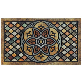 CHICHIC welcome door mat 18x30 with non-slip backing for outdoor entry