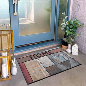 CHICHIC Welcome Door Mat designed for outdoor winter durability and wind resistance.