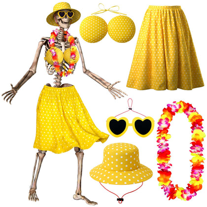 Chicingyou 12ft skeleton Hawaii hat adds vibrant outdoor party flair.