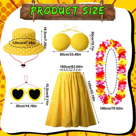 Chicingyou 12ft skeleton Hawaii skirt adds color and easy wear.