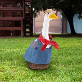 Chicingyou Gardener Porch Goose Outfit hat detail adds playful charm