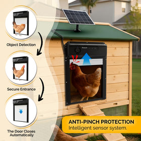 Chickaura two-way intercom keeps you connected with your flock.